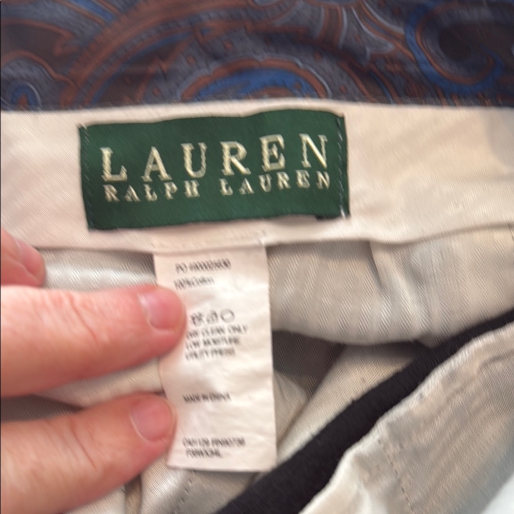 Ralph Lauren Men's Black Corduroy Pants - Picture 2 of 6